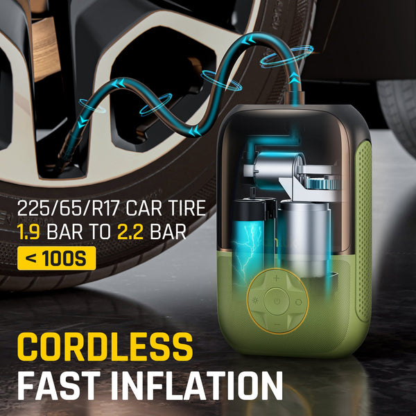 Fanttik X8 Portable Tire Inflator Green