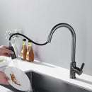 Lefton Copper Kitchen Pull-Down Faucet with 3 Water Outlet Modes-KF2204