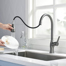 Lefton Copper Kitchen Pull-Down Faucet with 3 Water Outlet Modes-KF2203