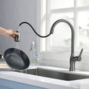 Lefton Copper Kitchen Pull-Down Faucet with 3 Water Outlet Modes-KF2203