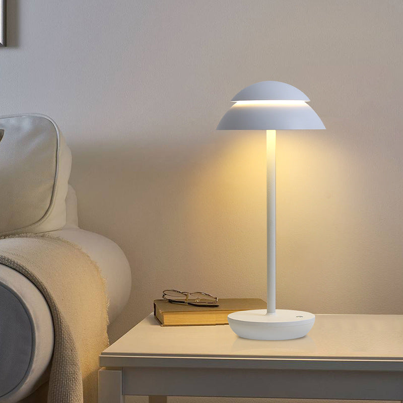 Modern Double Dome LED Accent Table Lamp Touch on/off