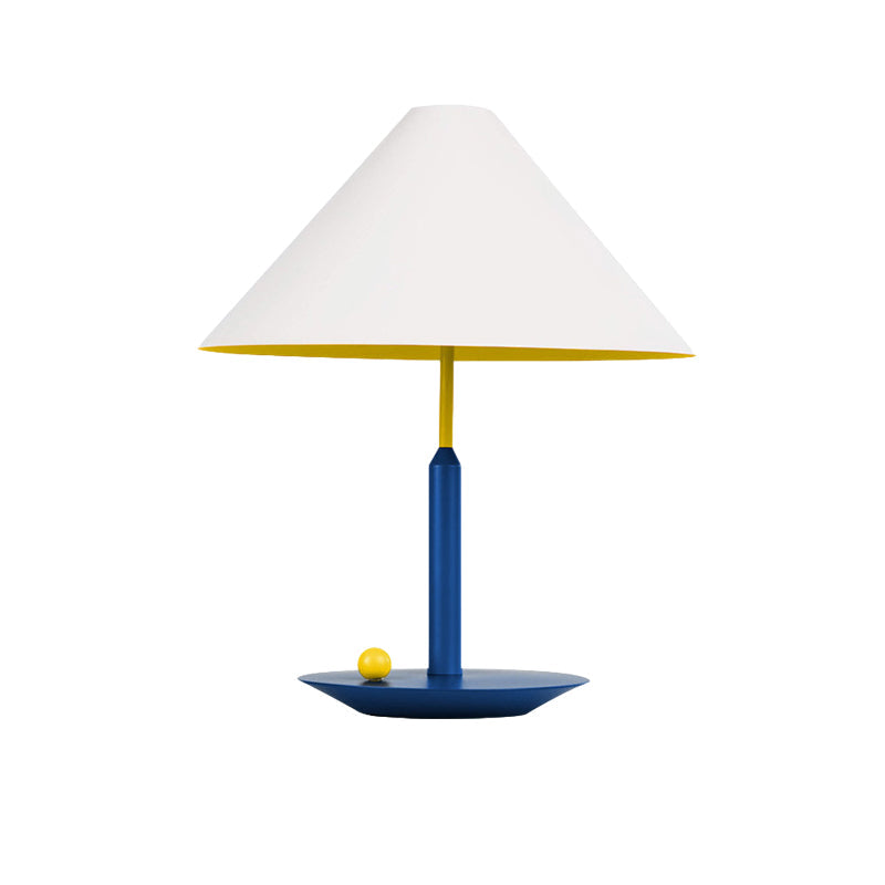 Colorful Metal Triangle Accent Table Lamp