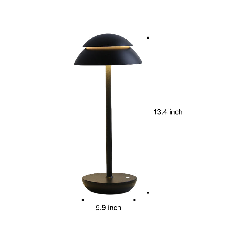 Modern Double Dome LED Accent Table Lamp Touch on/off