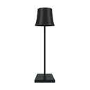 15 Inch Cordless Modern Cool Hue Metal Table Lamp Black/White