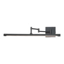 40'' Adjustable Swing Arm Bathroom Vanity Light with Matte Finish