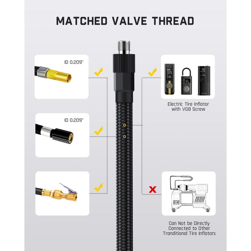 Fanttik Quick-Connect Air Pump Hose Adapter