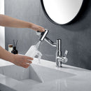 Lefton Single-Hole Rotatable Faucet with Temperature Display-BF2204