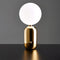 Modern Big Glass Global Ball LED Accent Table Lamp