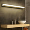 15.74'' Linear LED Vanity Light Black Bathroom Fixture with Mesh Light Filter