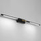 23.6''/39.4'' Black and Gold Linear LED Bathroom Vanity Light Bar