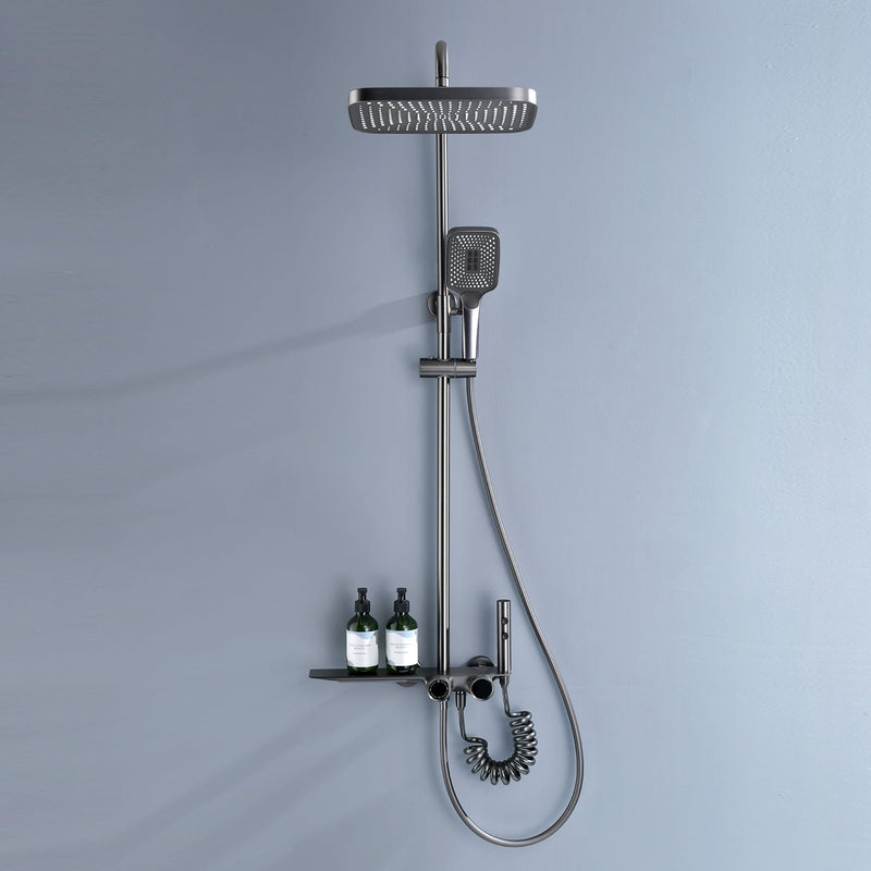 Lefton Shower System with Temperature Display and 4 Water Outlet Modes-SST2201