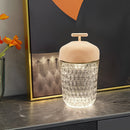 Pretty Cup-Shape Crystal Table Lamp Glass Ambient Lighting