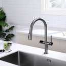 Lefton Automatic Sensor & Pull-Down Kitchen Faucet with Temperature Display-KF2206