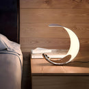 Curl Polished Silver Chrome LED Table Lamp - Touch Control