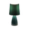 12 inch Pleated-Shade Glass Dimmable Table Lamp