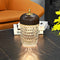 Pretty Cup-Shape Crystal Table Lamp Glass Ambient Lighting