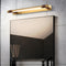 120° Rotatable Flush-Mount Bathroom Vanity Light with Linear Bar and Elegant Finishes