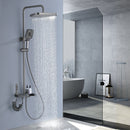 Lefton Thermostatic Shower System with Temperature Display and 4 Water Outlet Modes-SST2202