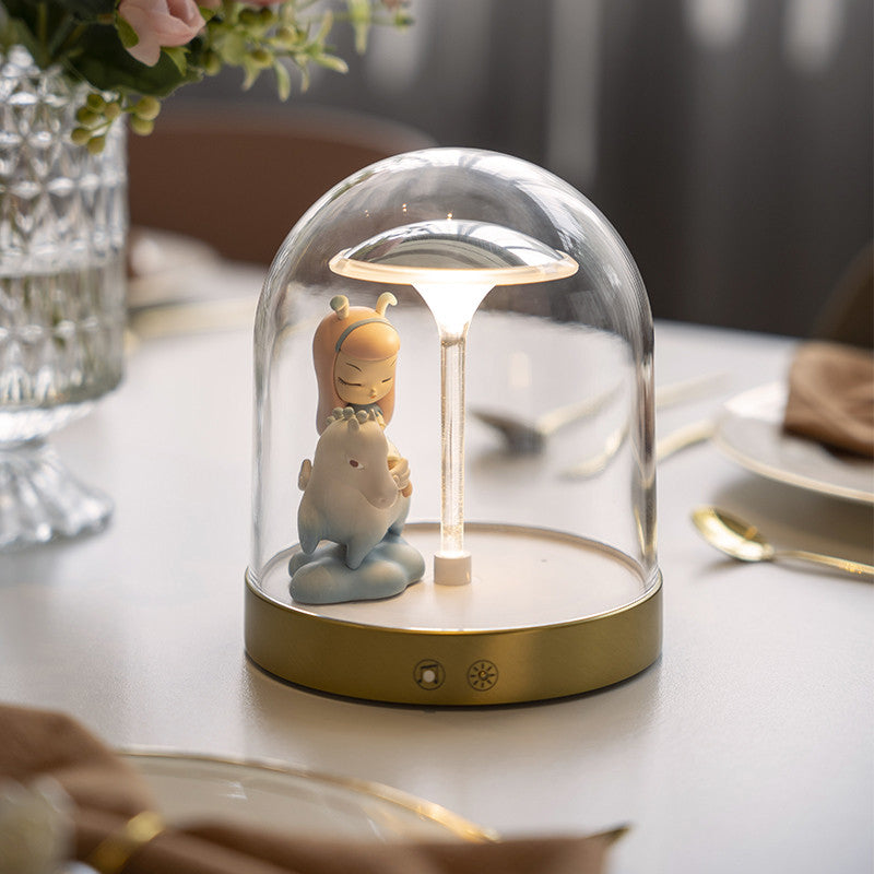 Fairy Tale Glass Dome LED Decorative Table Ambient Lamp