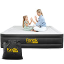 Fanttik OQ22 Pro Air Matress Queen with Built-in Pump, 22 Inches O'Smell™ PVC Air Mattress, One Button Inflation and Stop at Any Time, 720 LBS Support Airbed for Home,Outdoors,Sleepover