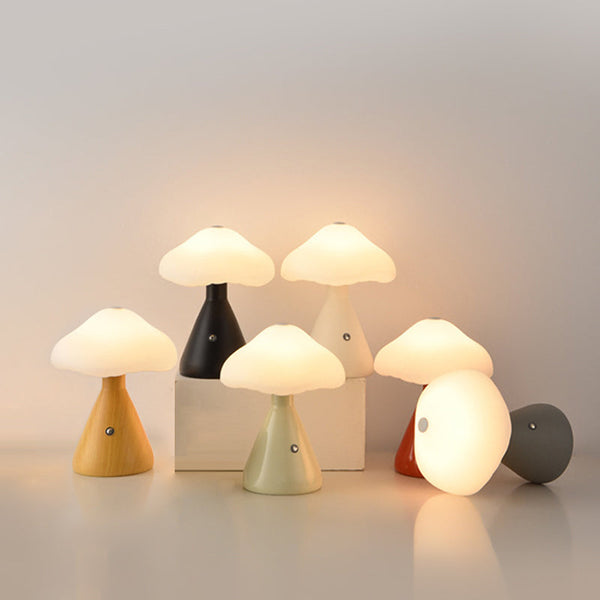 6.3 inch Metal Mushroom Cloud Table Lamp LED Ambient Lighting