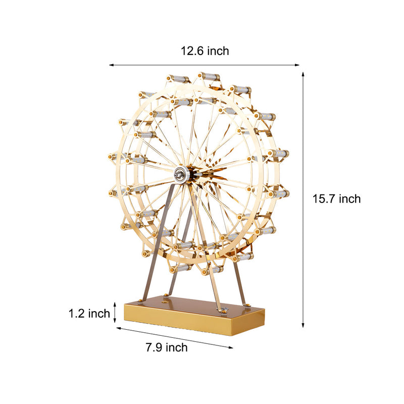 Vintage Ferris Wheel Table Lamp with Integrated LED