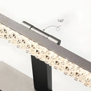 160° Adjustable LED Bathroom Vanity Light with Crystal-Inspired Acrylic Shade, Dimmable