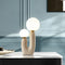 2-Light Modern Beige Cactus LED Accent Table Lamp