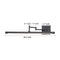 40'' Adjustable Swing Arm Bathroom Vanity Light with Matte Finish