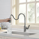 Lefton Copper Kitchen Pull-Down Faucet with 3 Water Outlet Modes-KF2201