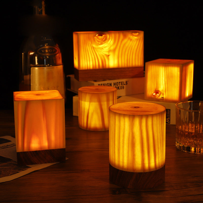 LED Cube Accent Table Lamps