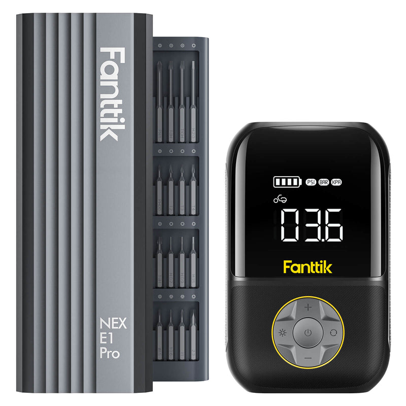 Fanttik E1 PRO Precision Electric Screwdriver and X8 Tire Inflator