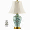 23 inch Oriental Vivid Branches and Birds Porcelain Table Lamp