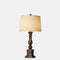 24 inch Rustic Bronze Resin Traditional Table Lamp