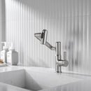 Lefton Single-Hole Rotatable Faucet with Temperature Display-BF2204