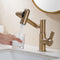 Lefton Single-Hole Rotatable Faucet with Temperature Display-BF2204