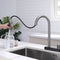 Lefton Waterfall & Pull-Down Bifunctional Kitchen Faucet-KF2207