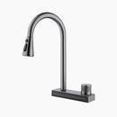 Lefton Waterfall & Pull-Down Bifunctional Kitchen Faucet-KF2207