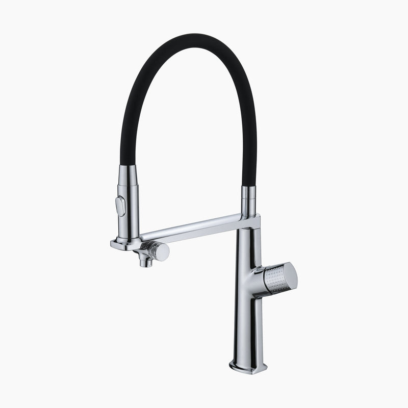 Lefton Copper Kitchen Pull-Down Faucet with Water Filter-KF2208 -Kitchen Faucets- Lefton Home