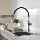 Lefton Copper Kitchen Single-Hole Rotatable Faucet with Water Filter-KF2208