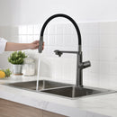 Lefton Copper Kitchen Single-Hole Rotatable Faucet with Water Filter-KF2208