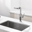 Lefton Waterfall & Pull-Out Kitchen Faucet with Temperature Display-KF2209