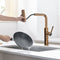 Lefton Waterfall & Pull-Out Kitchen Faucet with Temperature Display-KF2209