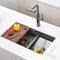 Lefton Single Bowl Honeycomb Embossed Anti-scratch Kitchen Sink-KS2201 -- Lefton Home